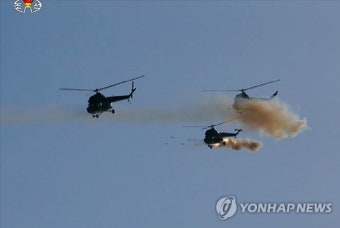 北김정은, 탱크사단 훈련지도