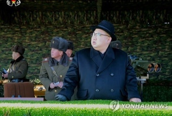北김정은, 탱크사단 훈련지도