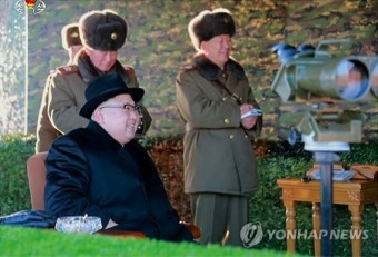 北김정은, 탱크사단 훈련지도
