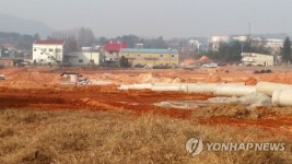 준공 한 달 전 황량한 광주 하남3지구