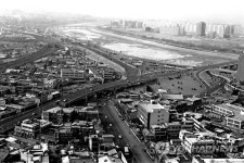 1975년 영등포 입체교차로 전경