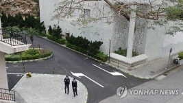 서영라씨 거처 주변 순찰하는 마카오 경찰