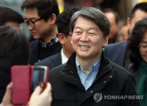 안철수, 중곡제일골목시장 방문