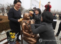 안양 평화의 소녀상 제막