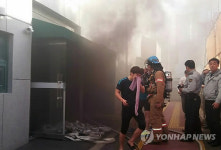 부산 요양병원 입주한 건물에 불…피해 확인 중