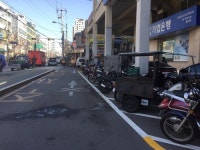 오토바이 불법 주차 그만…서울 중구 마른내로에 이륜차 주차장