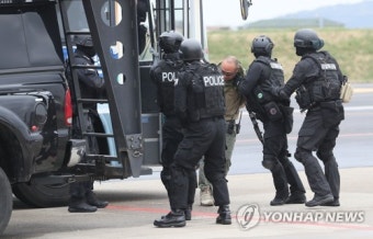 제주공항 합동 대테러 훈련