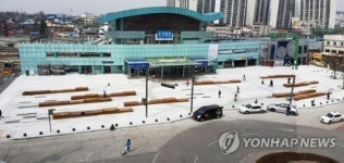 경관개선 사업 마친 조치원역 광장