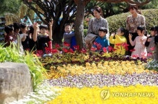 봄옷 갈아입은 광주 북구청 광장