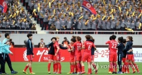 한국 여자축구, 북한과 1-1 무승부
