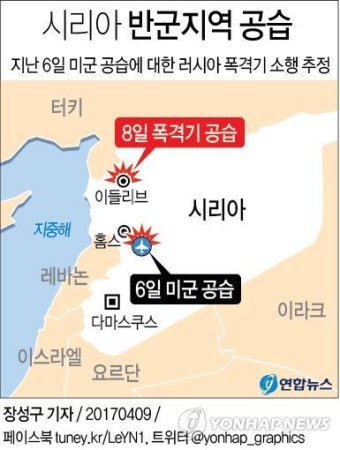 시리아 반군 장악지역 공습…민간인 최소 15명 사망