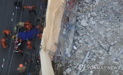 구조된 강남 매몰현장 사고자
