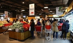 롯데마트 서울 양평점 찾은 방문객들
