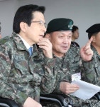 황 대행, 통합화력 훈련 참관