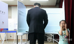 아빠가 비밀투표래요!