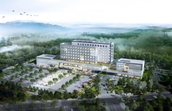 충남 예산군청 신청사 공정률 61%…내년 초 입주