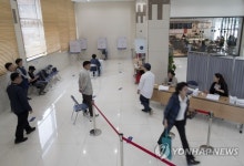 이곳은 병원에 마련된 투표소