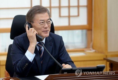 한중 정상 통화, 한반도 안보와 미중일 3각 관계 논의