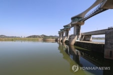 다시 수문 닫힌 영산강 죽산보