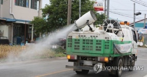 AI 발생에 분주한 방역차량