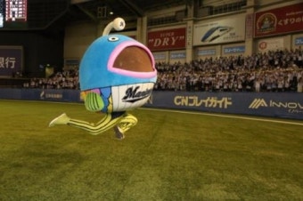 일본프로야구 지바롯데, '심해아귀' 마스코트 화제