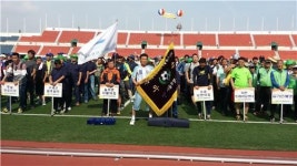 목동주경기장서 노숙인 체육대회…자활의지 다진다