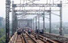 전차선 복구 중