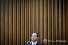 인사말하는 조재연 후보자