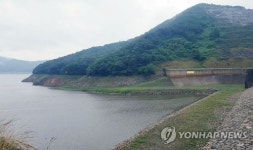 장맛비로 저수율 상승한 충남 보령댐