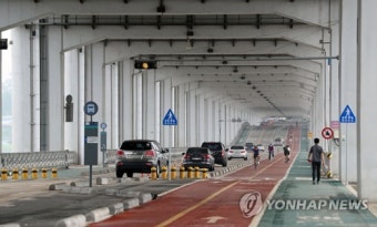 통행 재개된 잠수교