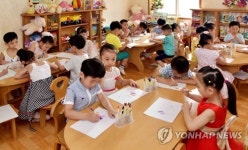 북한 평양 경상유치원