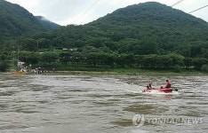 원주 점말마을서 고립된 150명 구조