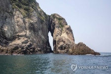 만재도 코끼리 바위
