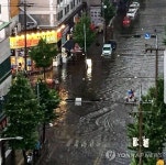 인천 주안역 부근 침수