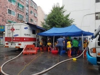 쓸고 닦고…시흥 대야·신천지역 수해복구 구슬땀