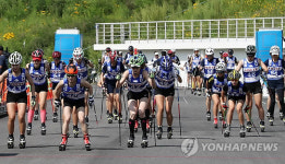 이채원, 알펜시아 크로스컨트리 경기장 첫 하계대회서 우승