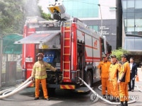 해운대 센텀119안전센터 방문한 소방청장