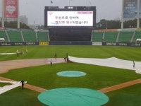 프로야구 광주·잠실 경기 우천 취소(종합)