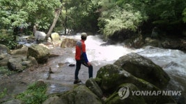 무등산 계곡 수량 점검