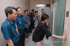서울지방경찰청장, 광진경찰서 신축현장 방문