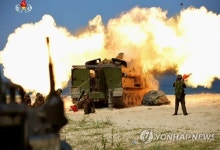 북한 김정은, 백령도 등 점령 가상훈련 참관