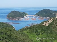 대둔도 성암산에서 내려다 본 다도해 해상국립공원