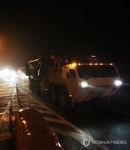 성주로 이동중인 사드  장비