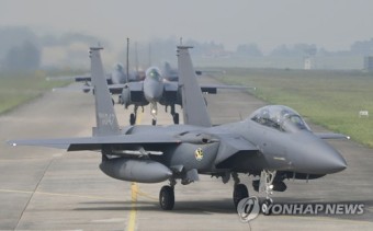 소링이글 훈련, F-15K 전투기 출격