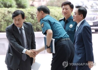 경찰청 방문한 유재중 위원장