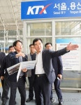유재영 코레일 사장직무대행, 광명역 도심공항터미널 점검