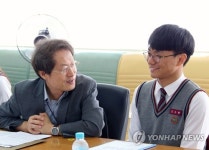 태릉중 방문한 서울시 교육감