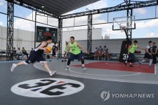 스타필드 고양에서 열린 3대3 농구
