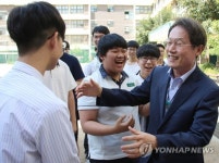 문래중 방문한 서울시교육감