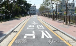 깔끔해진 공주시 제민천변 풍물거리